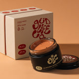 Jar of natural tinted sunscreen